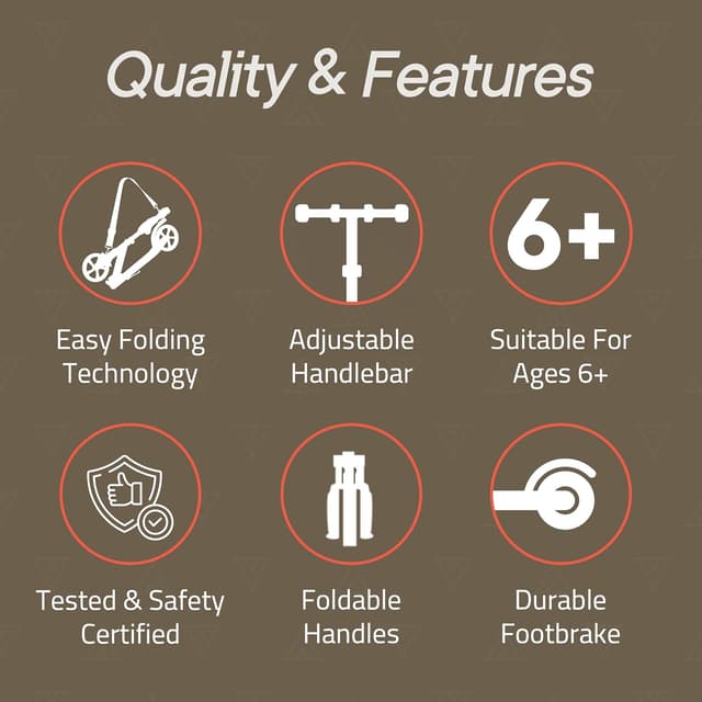 Thumbnail 4 de Campior Kick Scooter 240 lbs load, foldable 🛴