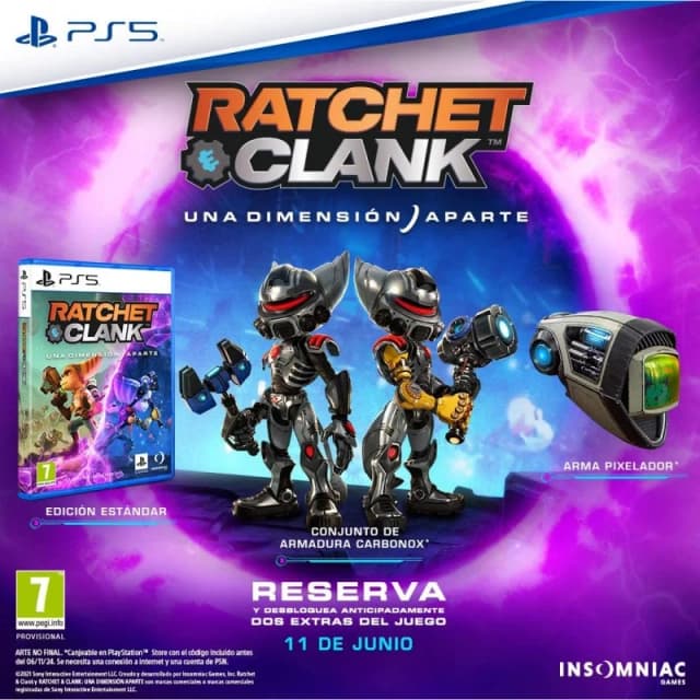 Thumbnail 3 de Ratchet & Clank: Una Dimensión Aparte - Aventura PS5 🚀