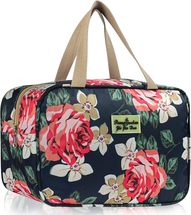 Thumbnail 6 de Aucuu Beauty Case da Viaggio impermeabile con zip, grande capacità (30x21x12 cm)