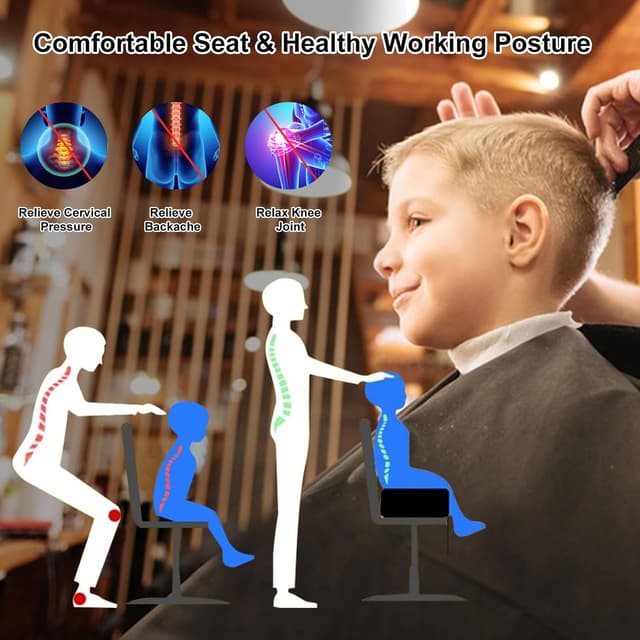 Thumbnail 4 de TOTIDYH Barber Booster Seat 18x13x6.7in