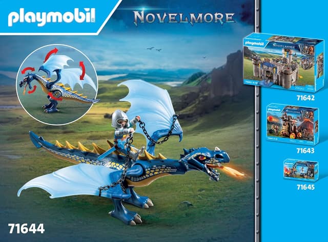 Thumbnail 4 de PLAYMOBIL Novelmore 71644 Dragón de Combate 🐉 Juguete de acción para niños