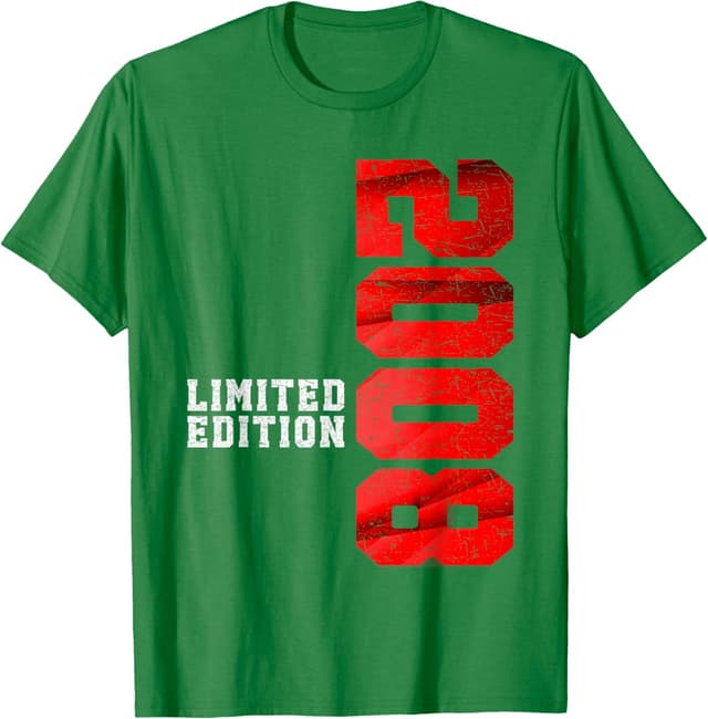 Thumbnail 3 de Cumpleaños 2008 Camiseta 18 Años