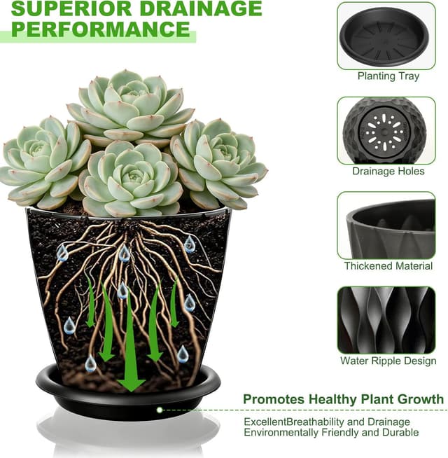 Thumbnail 3 de VINATO macetas 10 cm juego 6