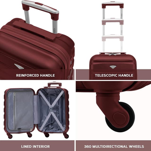 Thumbnail 6 de Flight Knight Cabin Suitcase (55 x 35 x 20 cm) with TSA lock – Lightweight hard-shell carry on