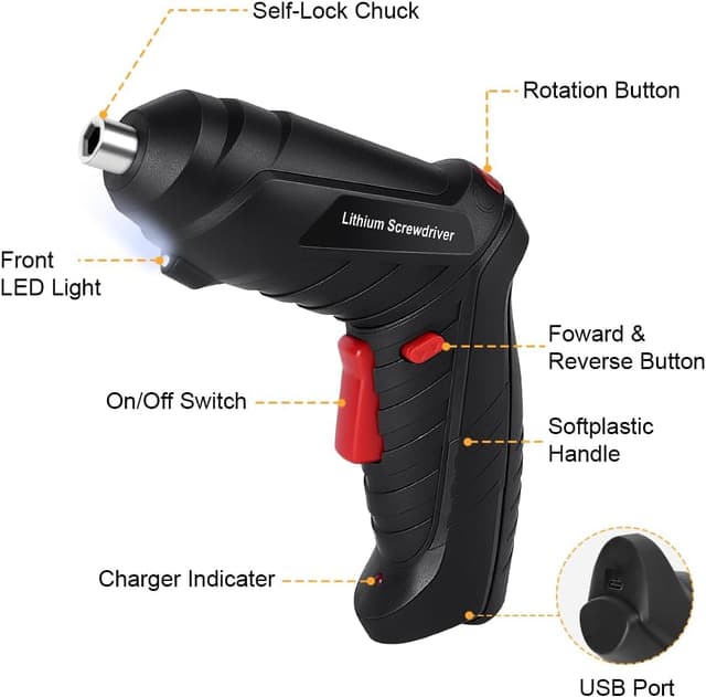 Thumbnail 3 de flintronic Perceuse Visseuse 3,6 V 1300 mAh