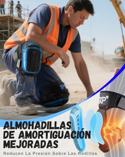 Thumbnail 3 de IPSXP Ginocchiere professionali da lavoro con doppio cuscino in gel 🦺