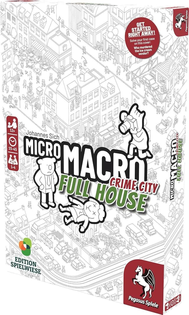 Thumbnail 1 de MicroMacro Crime City Full House Brettspiel 15–45 Min