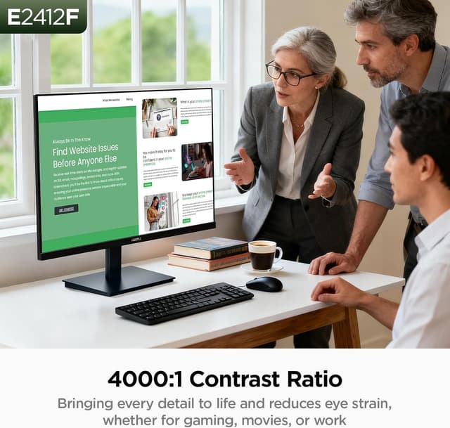 Thumbnail 4 de KOORUI E2412F 24-inch Full HD monitor