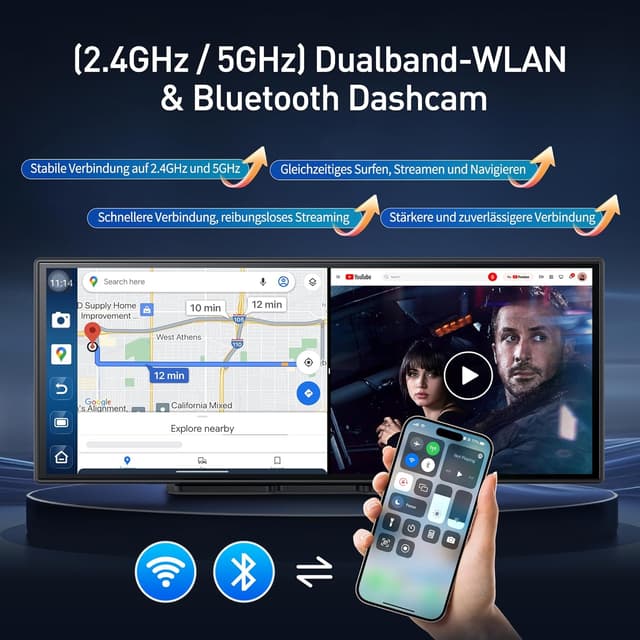 Thumbnail 4 de Imagebon Dashcam 10,25 Zoll Android 14