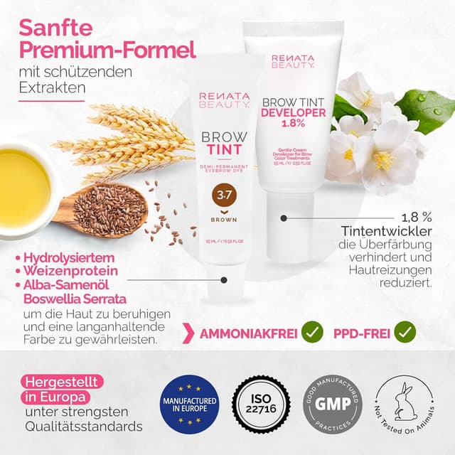 Detalle de RB RENATA BEAUTY Augenbrauenfarbe 4 Wochen đ