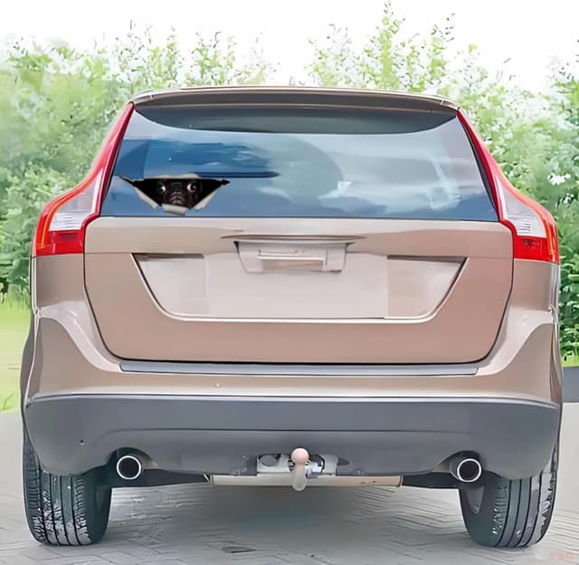 Thumbnail 4 de Autoaufkleber Mops 18 cm Pug Sticker