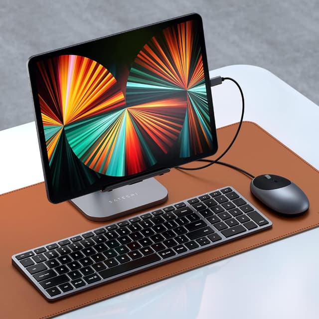 Detalle 1 de Satechi Mouse con cavo C1 in alluminio USB-C ottico (grigio siderale) – DPI regolabili fino a 3.200