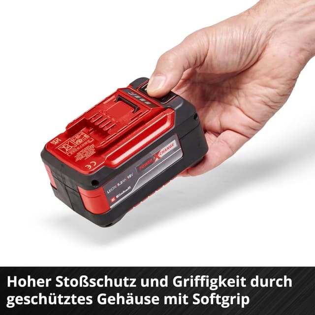 Thumbnail 6 de Einhell Original Starter Kit 5,2 Ah Akku & Fastcharger Power X-Change (18 V) – für den Einstieg in das Power X-Change-System