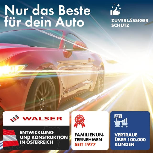 Thumbnail 6 de WALSER Perma Protect Hagelschutz-Abdeckplane für das Auto (Größe 3, schwarz) – TÜV geprüft