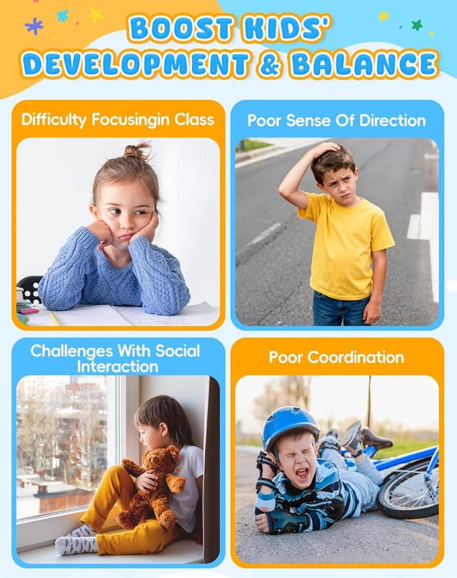 Thumbnail 4 de Dooeant Spinning Sensory Chair for Kids