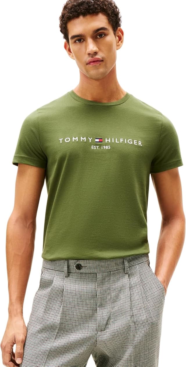 Detalle de Tommy Hilfiger t-shirt slim fit uomo