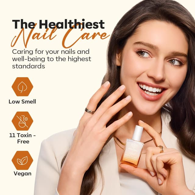 Thumbnail 6 de Modelones Vernis Durcisseur Ongle Extra Fort 8 en 1 — soin fortifiant pour ongles abîmés, nude pailleté, 15 ml