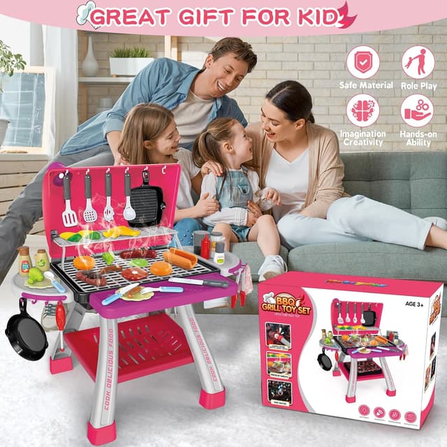 Thumbnail 6 de Bstoyder BBQ Grill Toy Set for Kids 2 levels