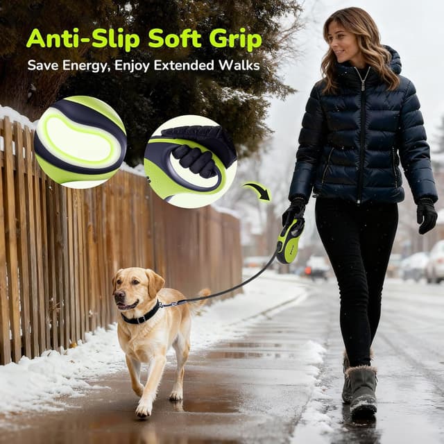 Thumbnail 5 de Pecute Guinzaglio retrattile per cane 8 m con impugnatura antiscivolo 🐕