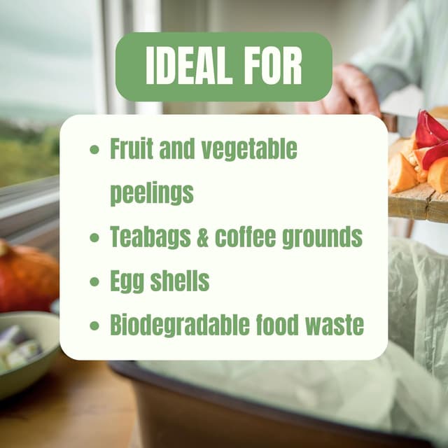 Thumbnail 5 de Kordis 10L Compostable Food Waste Bags 120 Liners