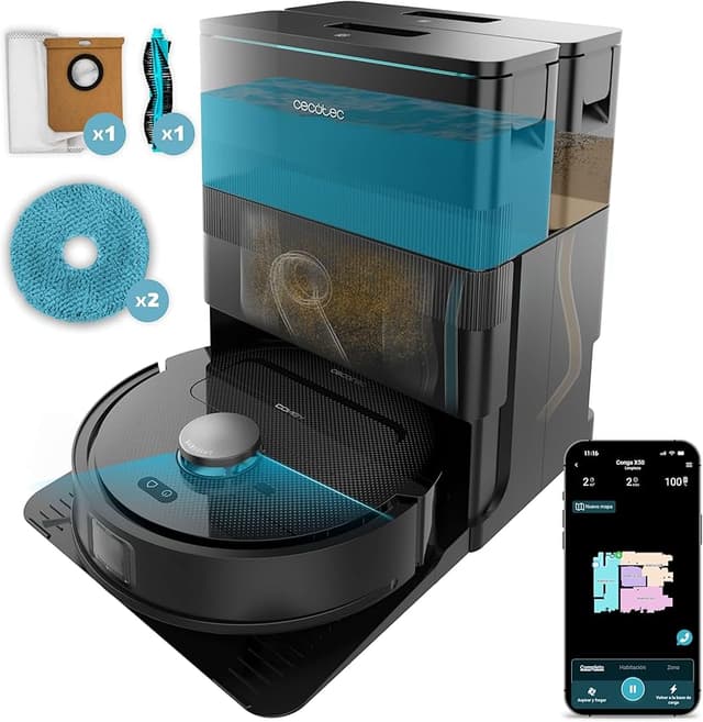 Thumbnail 2 de Cecotec Conga X100 X‑Treme 20.000 Pa, fregado spin eficiente