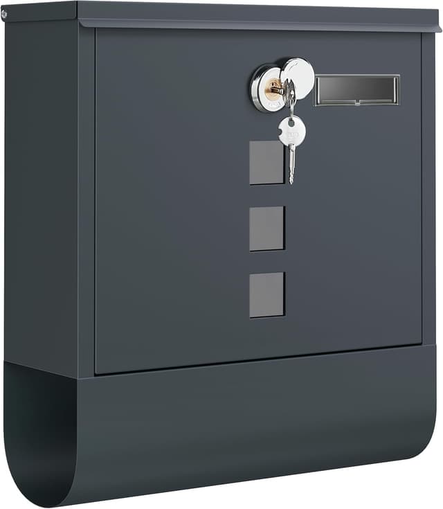 Imagen de SONGMICS GMB20AG wall-mounted post box 10 × 30.8 × 33.8 cm 📮 en OfertitasTOP