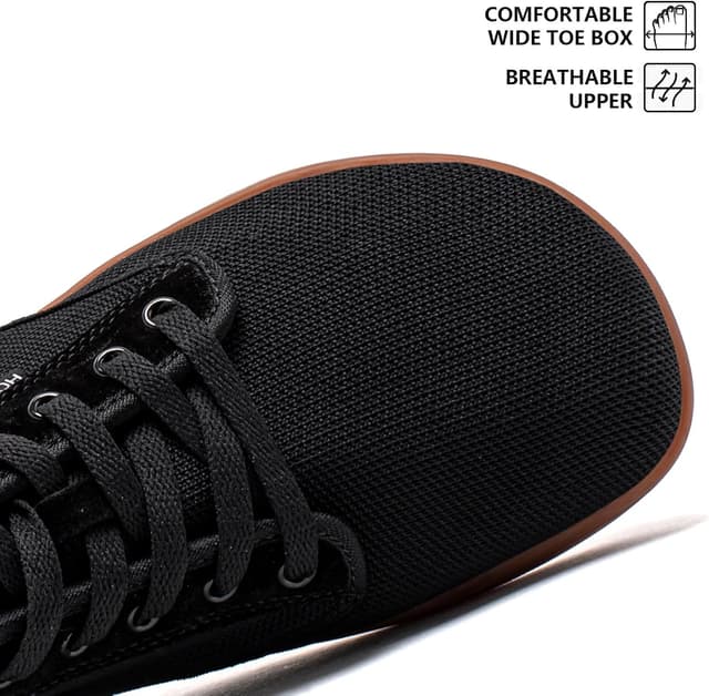 Detalle 2 de HOBIBEAR unisex wide barefoot minimalist shoes for trail walking and outdoor use