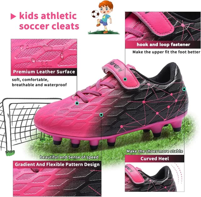 Thumbnail 2 de Kids Football Boots FG/AG with Velcro