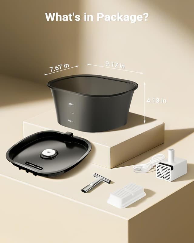 Thumbnail 6 de Katzenbrunnen 2,5 L Trinkbrunnen mit Aktivkohlefilter 💧🐱