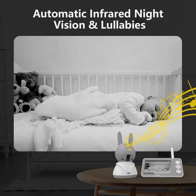 Thumbnail 6 de Wansview Video Baby Monitor Camera 5" Screen