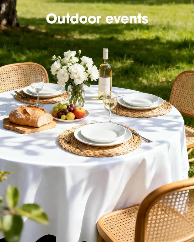 Thumbnail 6 de Pureegg 84'' Disposable Tablecloth, 20 Pack ⚙