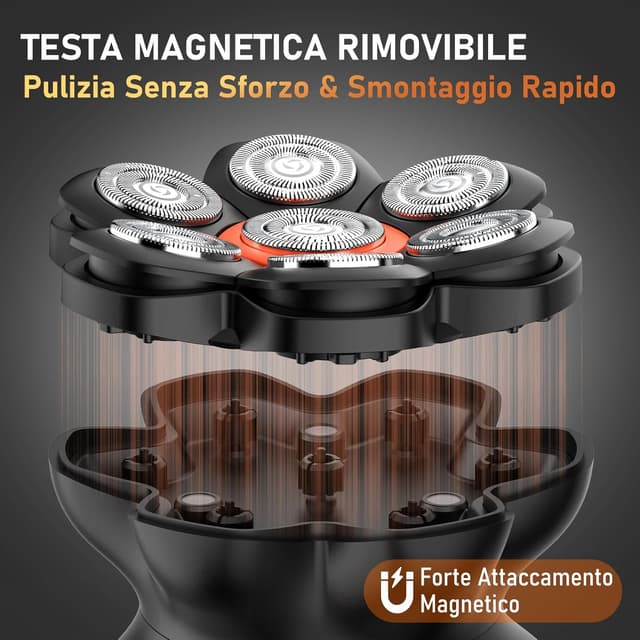 Detalle de MAXGROOM 7D Rasoio Testa Calva 0 mm