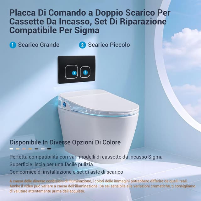 Thumbnail 1 de Mendorio Placca di Comando per WC 243x163 mm