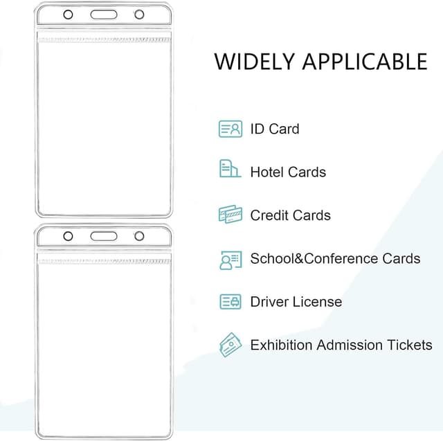 Thumbnail 4 de Fhlbestyu Porta Badge Da Collo 54 cm Trasparente