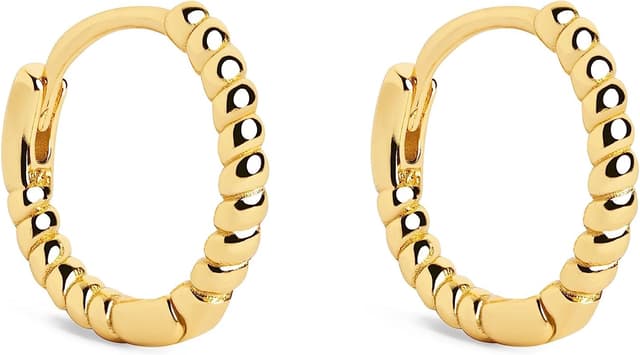 Detalle de SINGULARU Pendientes Aro Twist 10 mm