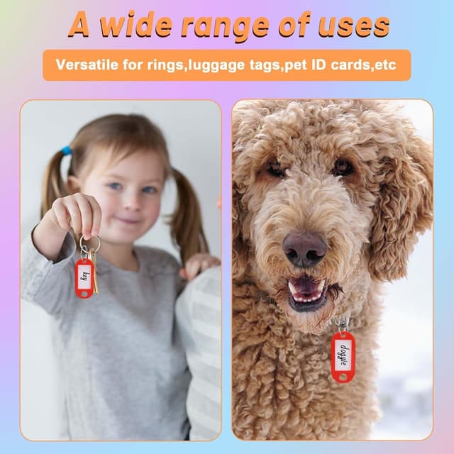 Thumbnail 3 de Mkitnvy Portachiavi Colorati 100 pz