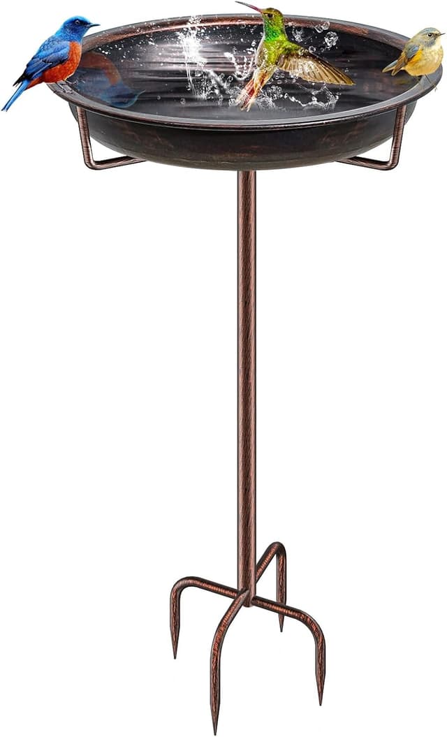 Detalle de KHayRovies metal bird bath 36.2 inch