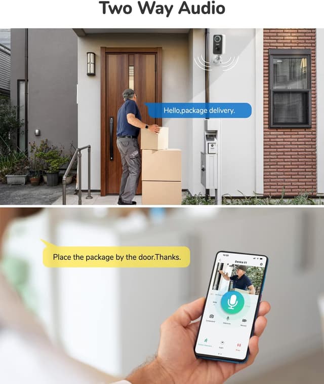 Thumbnail 4 de DEATTI Überwachungskamera Aussen Akku 2K