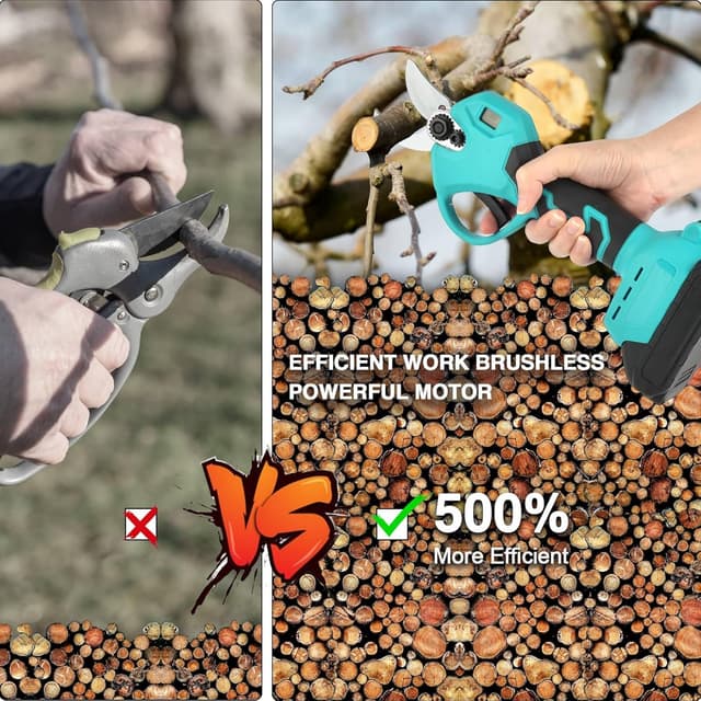 Thumbnail 2 de NUZEKY Tijeras de podar eléctricas 30 mm