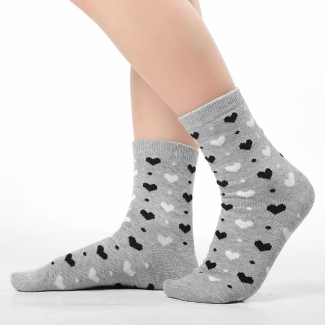 Detalle 2 de 10 Paar Socken Damen 39-42/35-38 Bunte Baumwollsocken