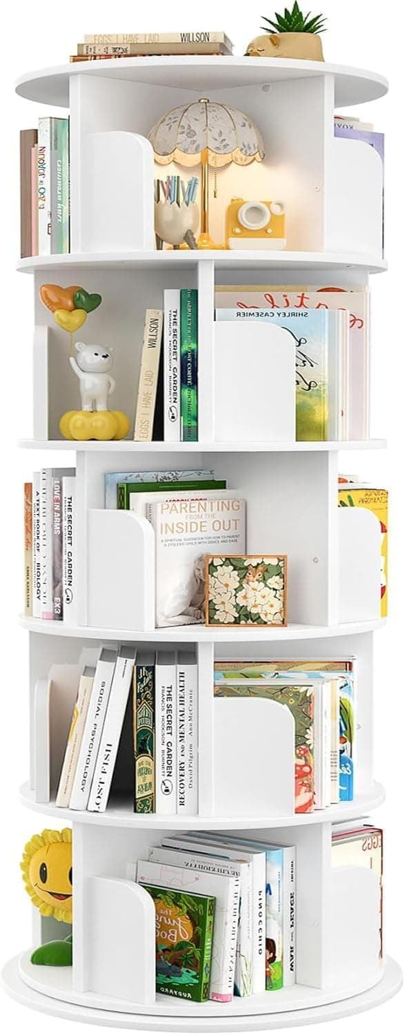 Imagen de iSunirm Bibliothèque rotative à 5 Niveaux en OfertitasTOP