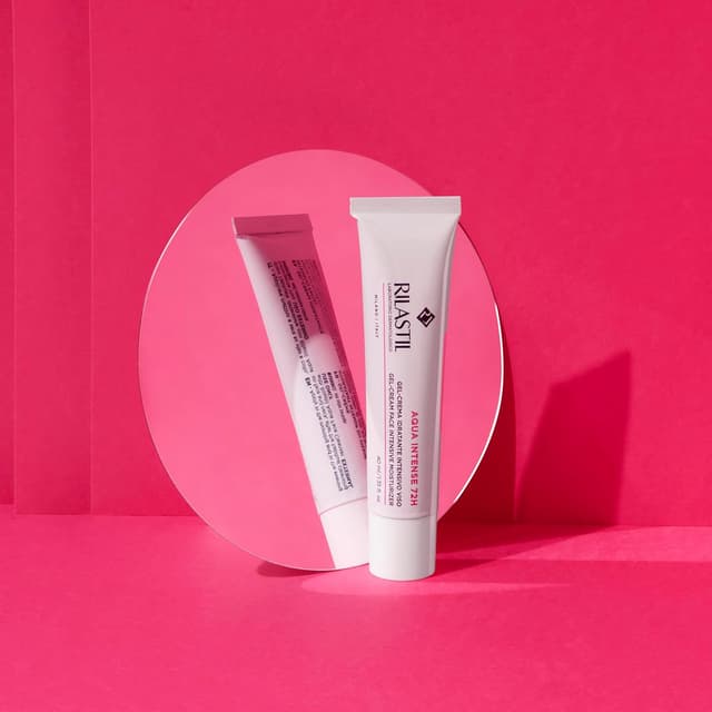 Detalle de Rilastil Aqua Intense 72H Gel-Creme mit Hyaluronsäure & Ceramiden, 40 ml