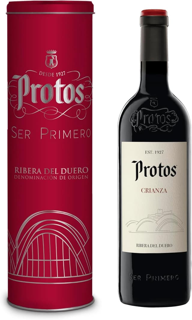 Detalle 2 de Protos Crianza Tempranillo 🍷 Estuche regalo 750 ml