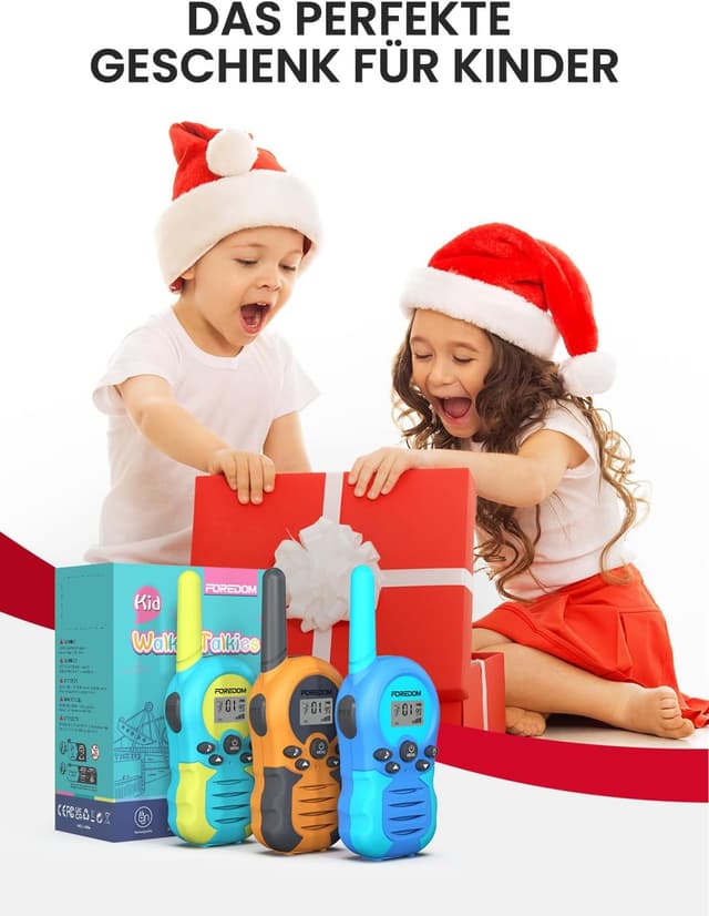 Thumbnail 6 de FOREDOM Walkie Talkies Kinder 3er Set