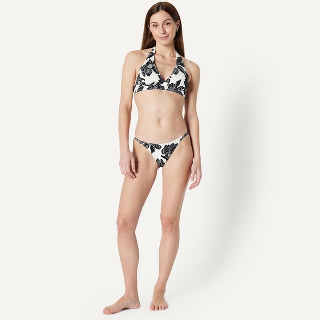 Detalle de Amazon Essentials women’s no-tie string swim bikini bottom (low-rise)