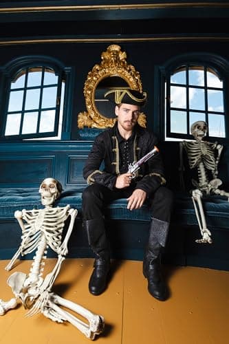 Thumbnail 2 de Boland 81996 cubrebotas pirata hasta la rodilla