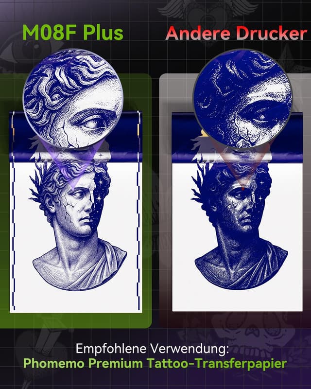 Thumbnail 6 de Phomemo M08F Plus Tattoo Stencil Drucker 715g