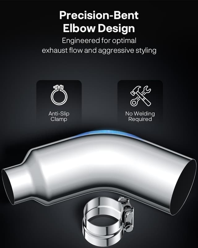 Thumbnail 5 de JY PERFORMANCE 5 Inch Diesel Elbow Tip 23