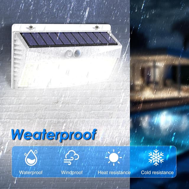 Detalle 2 de Peasur Luz Solar Exterior Jardín 368LED