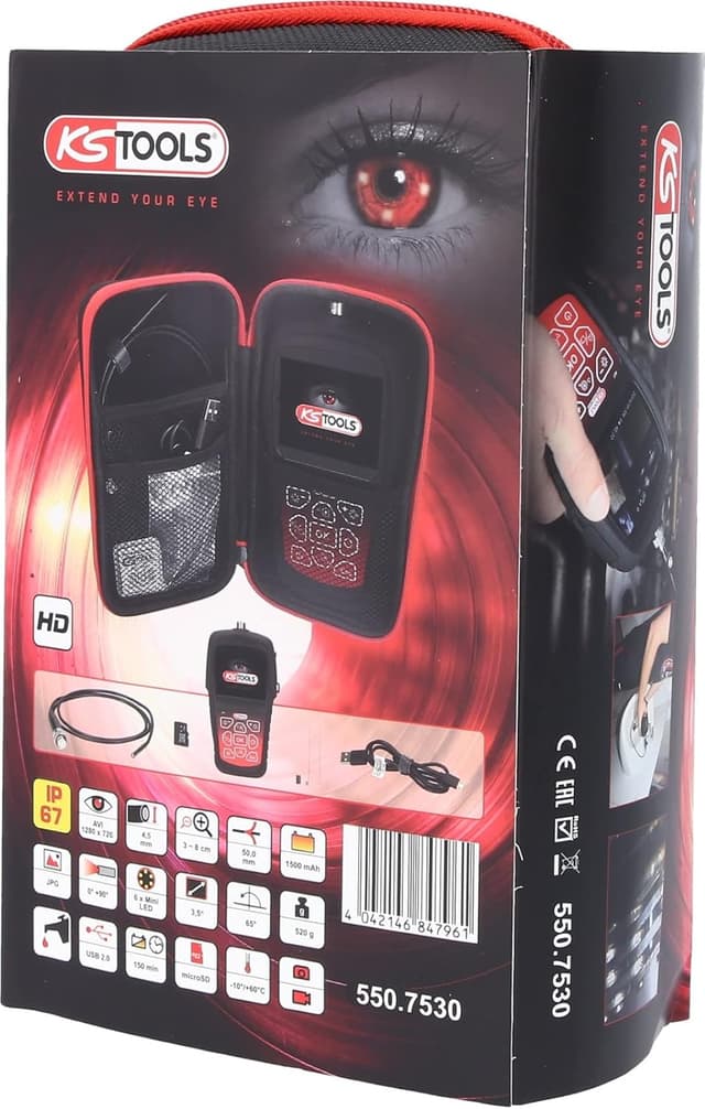 Thumbnail 4 de KS TOOLS Kit endoscope vidéo 550.7530